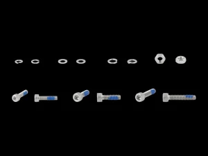 Trek Bikes Bontrager Integrated Rear Kickstand Hardware Kit Silver New