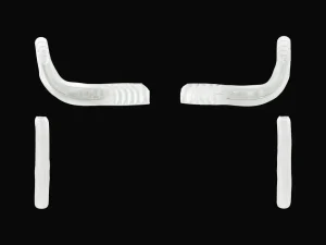 Trek Bikes Bontrager IsoZone gelpadset voor het stuur Clear Clearance