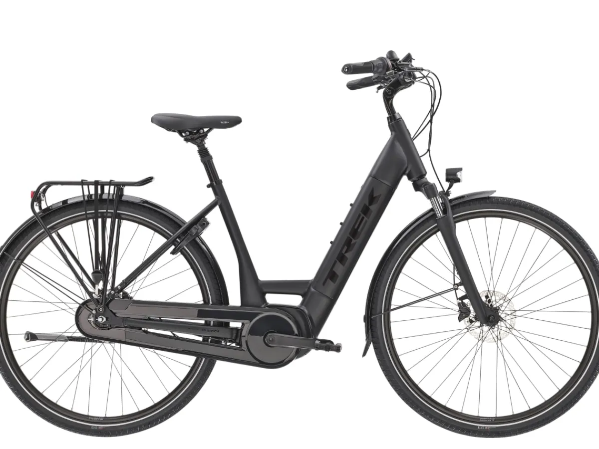 Trek Bikes District+ 6 Lowstep 500Wh Alpine Blue Fashion