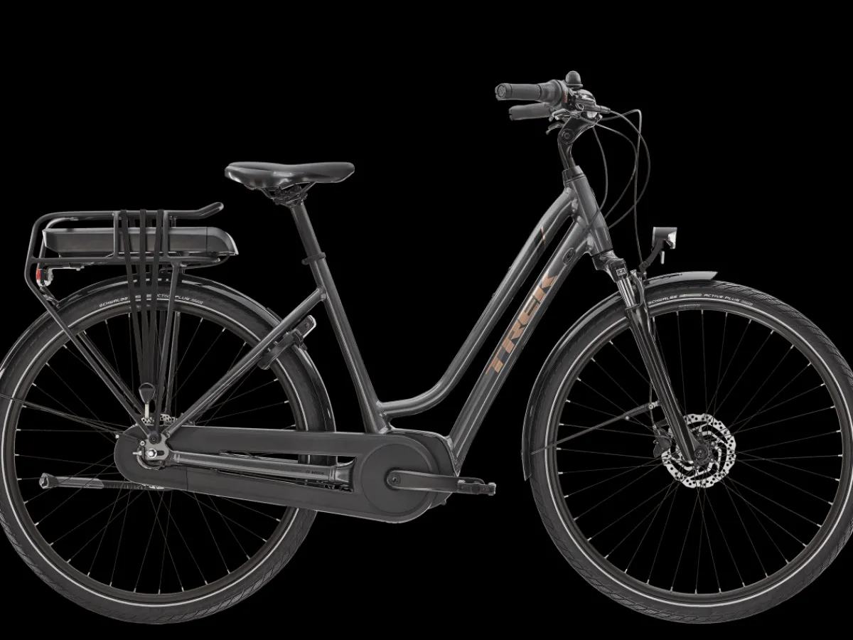 Trek Bikes District+ 1 Midstep Lithium Grey Hot
