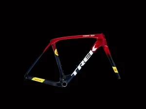 Trek Bikes Domane RSL frameset gen 4 Metallic Red Smoke to Blue Smoke Fade Best