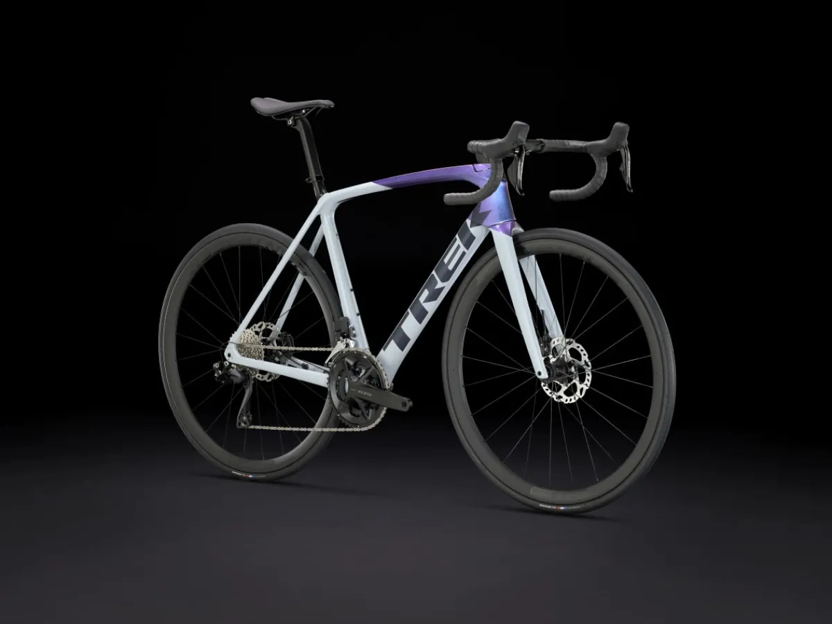 Trek Bikes Émonda SL 6 Plasma Pearl Grey/Purple Flip Cheap