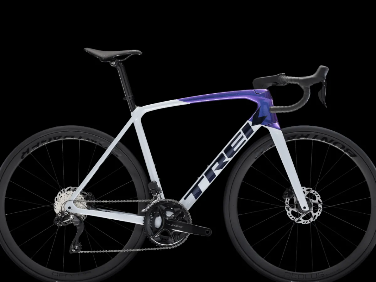 Trek Bikes Émonda SL 6 Plasma Pearl Grey/Purple Flip Cheap