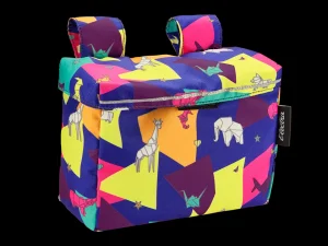 Trek Bikes Electra Washi Handlebar Bag with Lid Dark Blue/Yellow Online