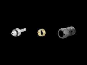 Trek Bikes Promax D-Plug Type Brake Hose Fitting Kit Silver/Gold Fashion