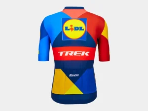 Trek Bikes Santini Lidl-Trek Replica Dames raceshirt Dark Blue/Yellow Online