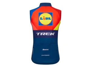 Trek Bikes Santini Lidl-Trek Replica Race windvest Dark Blue/Yellow Best