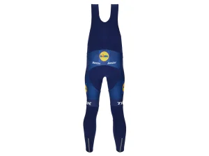 Trek Bikes Santini Lidl-Trek Team Replica thermische lange fietsbroek Dark Blue/Yellow Clearance