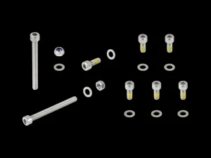 Trek Bikes Trek Fetch+ 4 Front Steer Cable Mount Hardware Kit Chrome New
