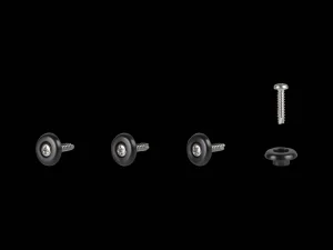 Trek Bikes Trek Fetch+ 4 Rainfly Knob Set Black/Chrome Hot