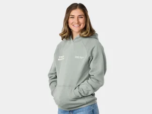 Trek Bikes Trek Right Stacked Unisex Hoodie Sage Grey Shop