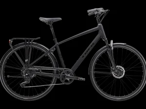 Trek Bikes Verve 3 Equipped Matte Trek Black Fashion